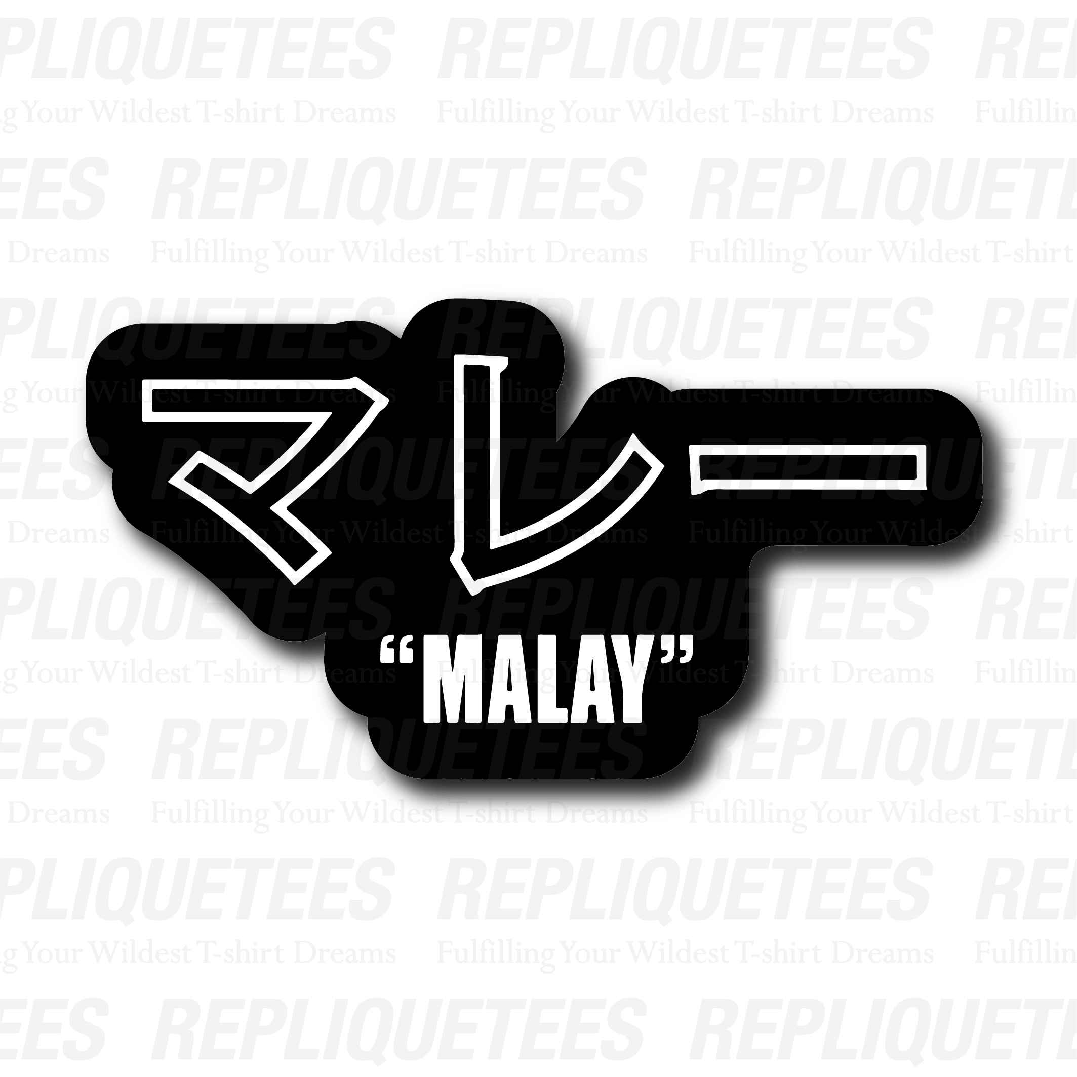 Stickers Sg X Jap Malay Replique Tees