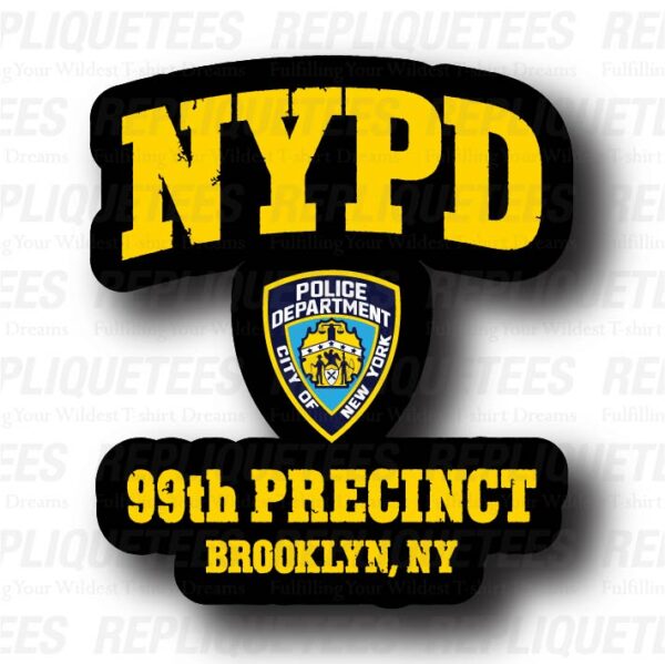 [STICKERS] BROOKLYN NINE NINE - NYPD 99th PRECINCT - Replique Tees