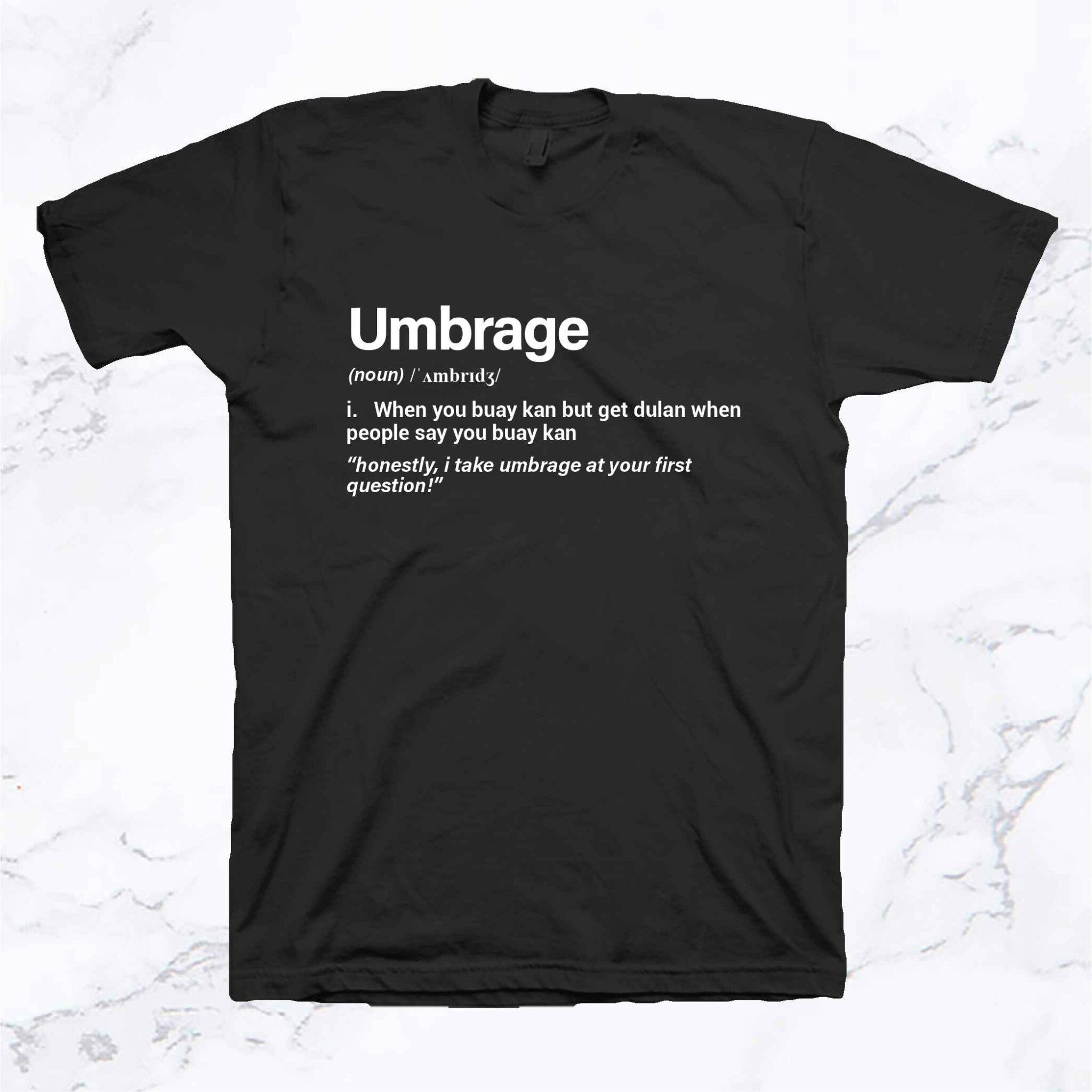 umbrage t shirt shopee