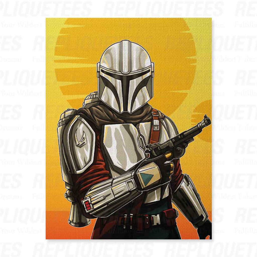 CANVAS ART - STAR WARS - MANDALORIANS - GUARDIAN - Replique Tees